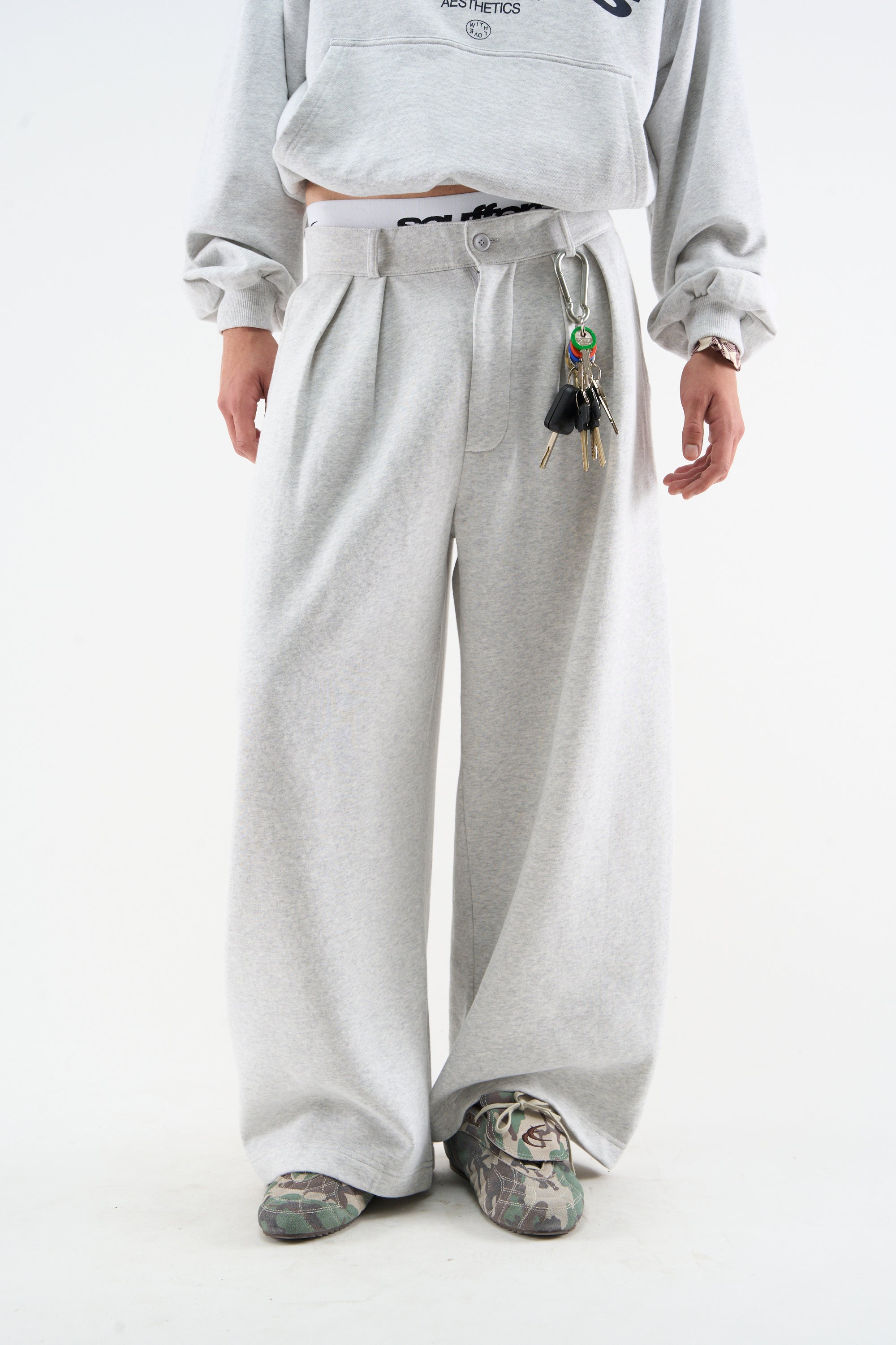 Shell Light Grey Sweatpants