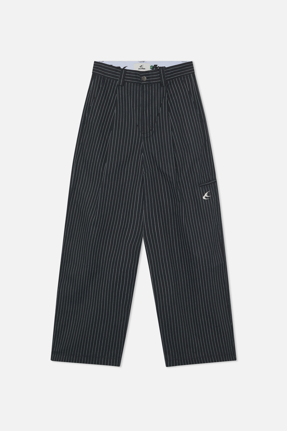 Pinstripe Black Pants