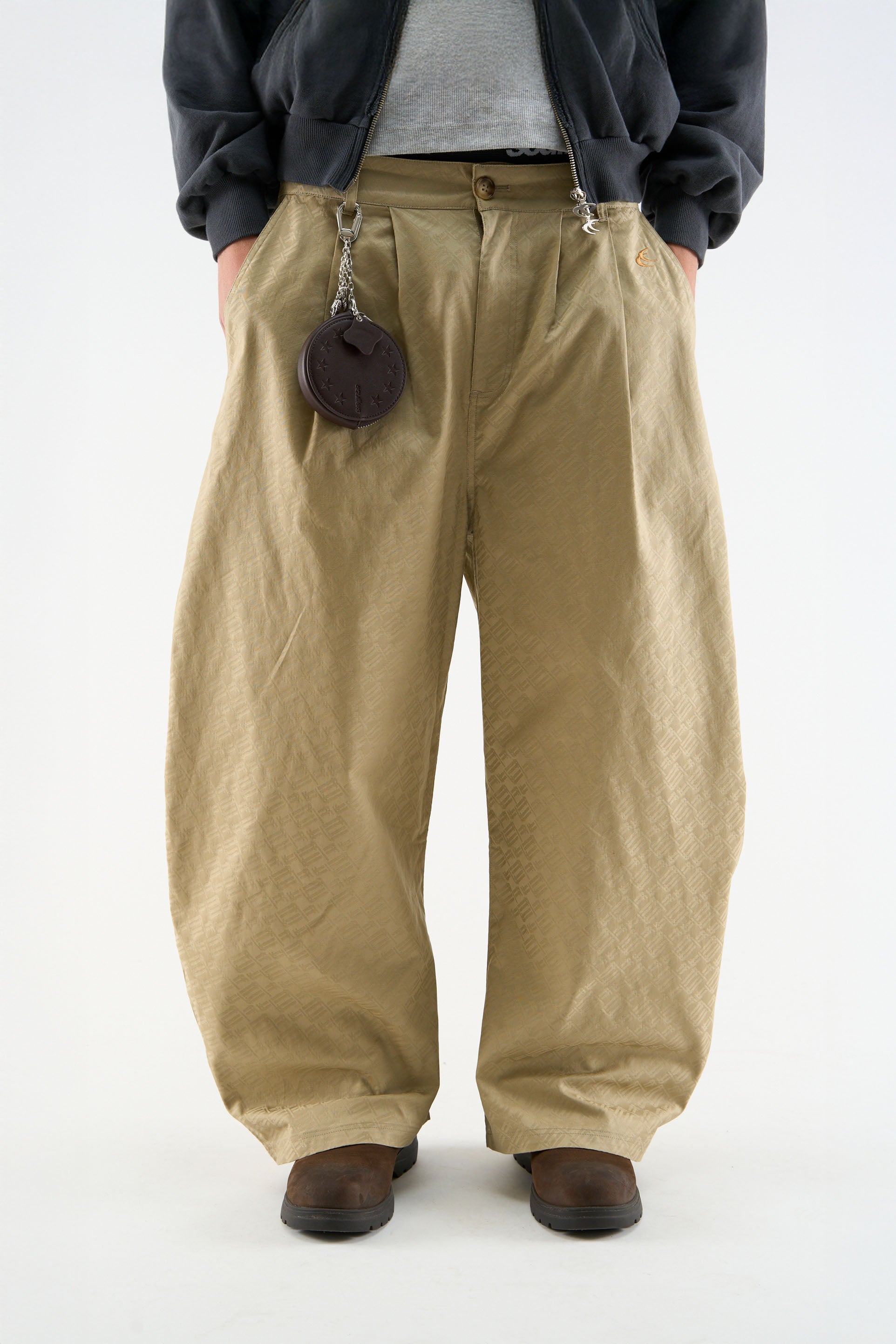 Monogram Shell Beige Pants