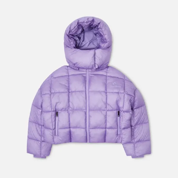 City Purple Puffer Jacket (1)