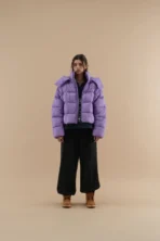 City Purple Puffer Jacket (2)