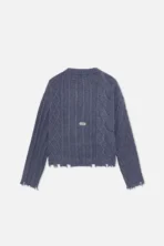 Oversized Navy Trench Knitwear (6)