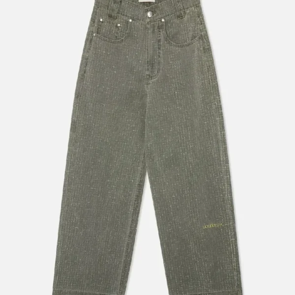 Ripstop Dusty Green Jeans (1)