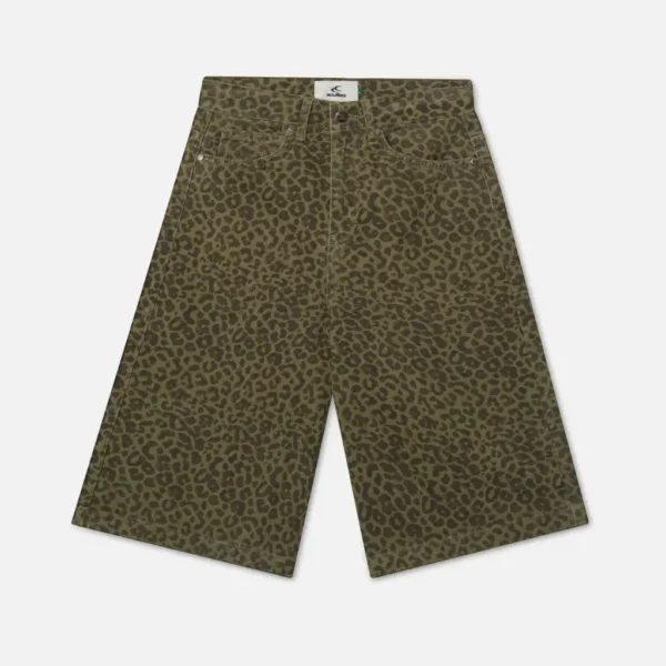 Scuffers Jumbo Green Leopard Shorts (7)