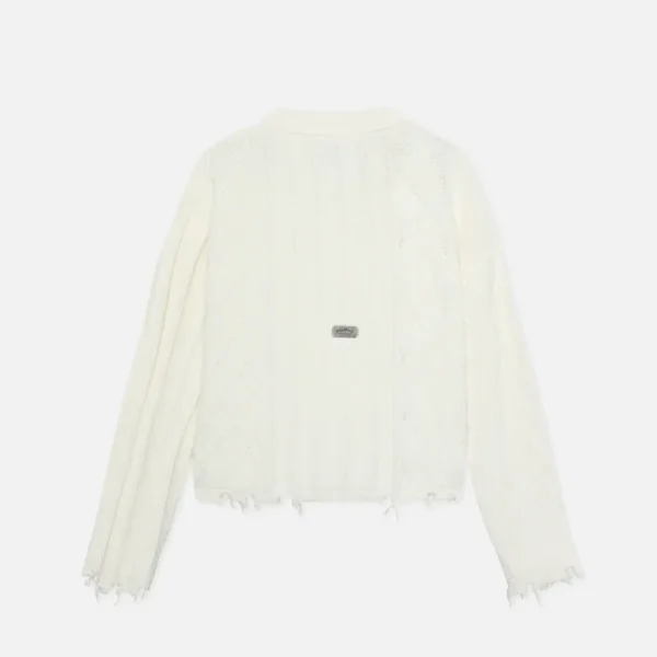 Scuffers Oversized White Trench Knitwear (7)