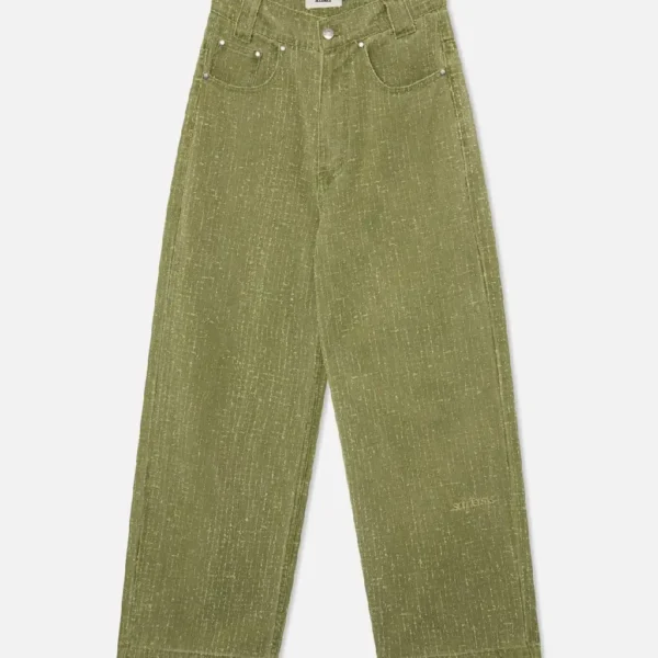 Scuffers Ripstop Green Jeans (1)