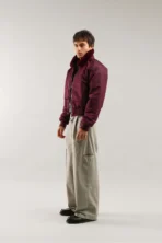 Scuffers SCFF Burgundy Bomber Jacket (4)