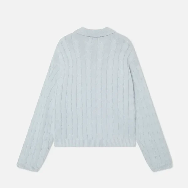 Scuffers Trench Light Blue Polo Knitwear Zipper (7)